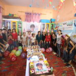 Jennifer celebrates her 80th with Gaza’s children